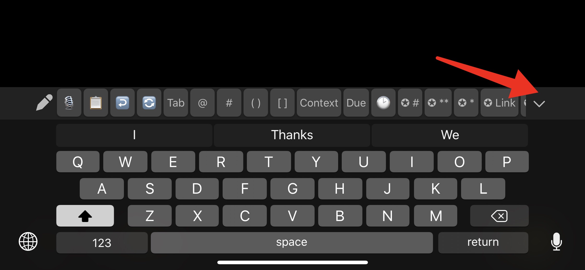 Drafts Tip Swipe Through Keyboards Macdrifter
